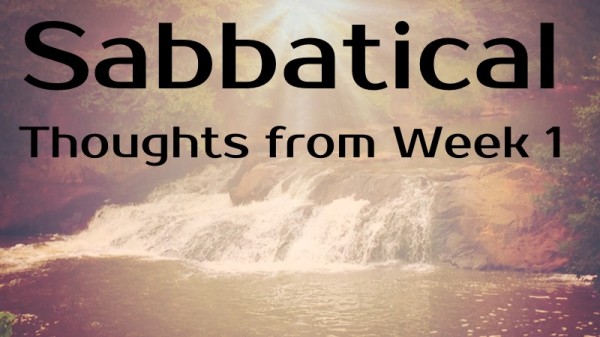 Sabbatical-Week1