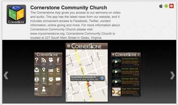CornerstoneAppScreenshot